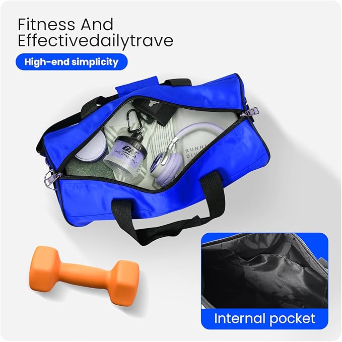 C&F BOGMOST Small Gym Bag for Travel & Duffel - 20 Inch Lightweight Carry On Bag for Men & Women