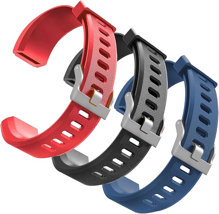 Watch Bands Replacement for ID115plus HR, Very Fit Pro Activity Fitness Tracker Wrist Bands Set