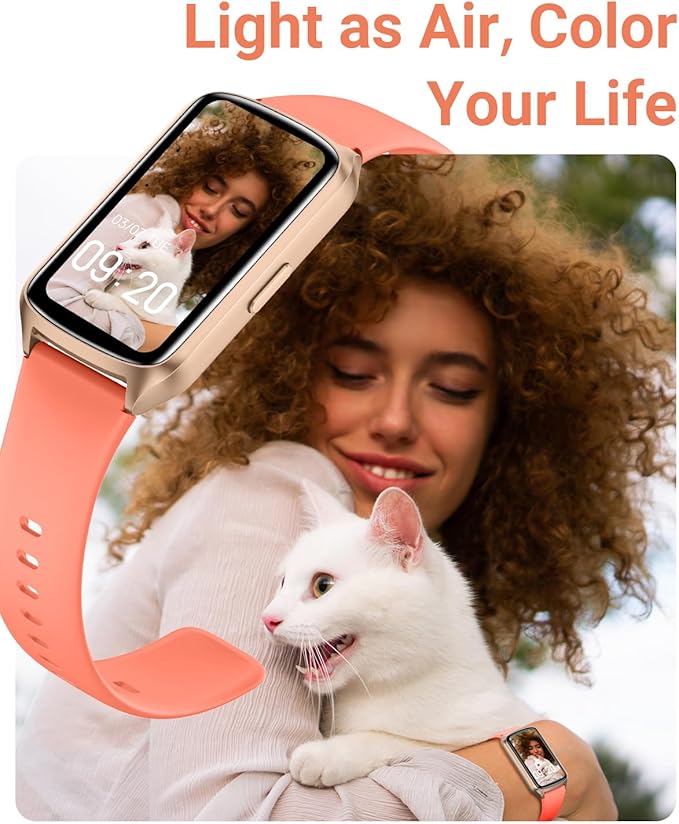 Health Fitness Tracker with 24/7 Heart Rate, Blood Oxygen, Blood Pressure, Sleep Tracker, 5ATM
