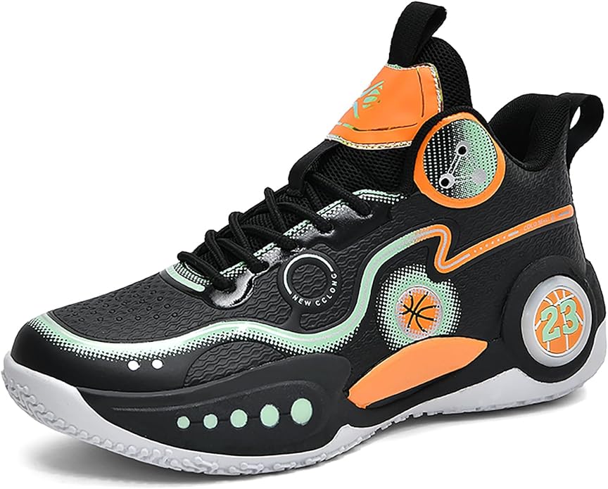 Boys Basketball Shoes Breathable Indoor Athletic Shoes Youth Outdoor Fashion Sneakers Comfortable