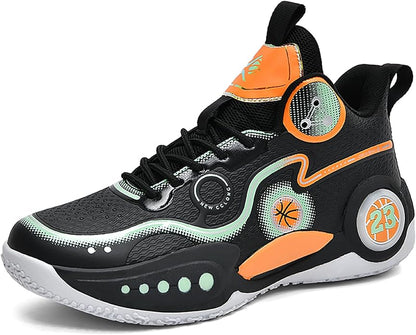 Boys Basketball Shoes Breathable Indoor Athletic Shoes Youth Outdoor Fashion Sneakers Comfortable