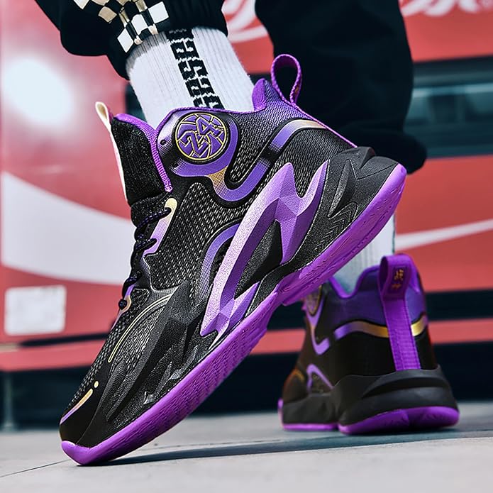 Boys Basketball Shoes Breathable Indoor Athletic Shoes Youth Outdoor Fashion Sneakers Comfortable