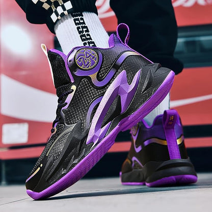 Boys Basketball Shoes Breathable Indoor Athletic Shoes Youth Outdoor Fashion Sneakers Comfortable