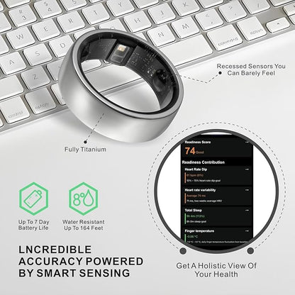 Smart Ring, Activity Trackers, Sleep Ring, Fitness Tracking, Stress Tracker, Heart Rate