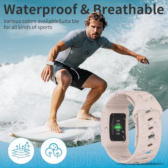 Silicone Sport Band Compatible with Whoop 4.0 Band for Men Women,Soft Comfort Durable Replacement