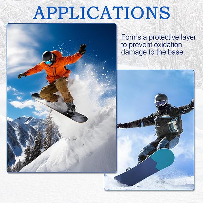 Snowboard Wax and Ski Wax-Universal Snow Block Wax for Any Seasonï¼?50 gm Block-Ski and Snowboard