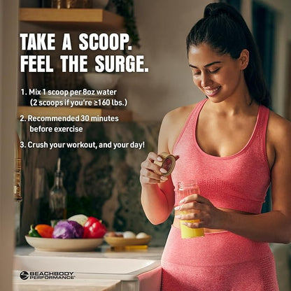BODi Energize Pre Workout Powder - Beta-Alanine, Quercetin & Low-Dose Caffeine Formula for Enhanced