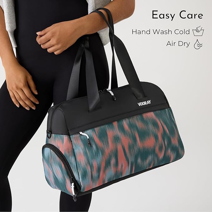 Vooray 25L Trainer Duffel Bag ??Lightweight Travel Duffel for Women and Men with Shoe Pocket