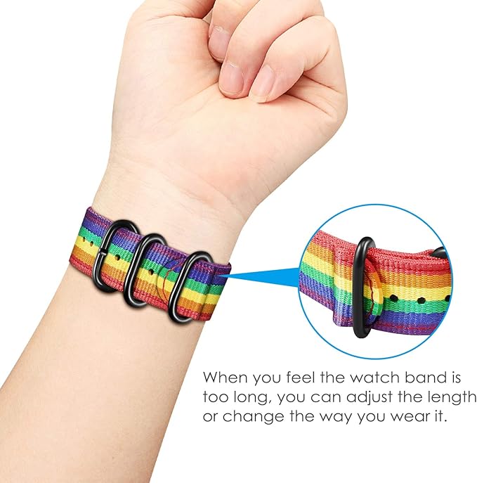 FINTIE Bands Compatible with Fitbit Versa 2/1 / Lite Edition, Soft Nylon Replacement Strap