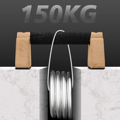 Parallettes Bars - Wooden Calisthenics Equipment for Handstand Training, Push Up Bars &