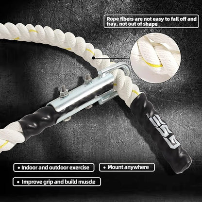 GSE Games & Sports Expert Gym Climbing Rope, Polyester Workout Rope for Indoor/Outdoor and Home