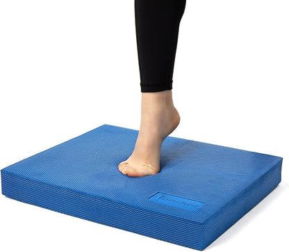 StrongTek Extra Wide Foam Balance Pad for Physical Therapy, 19" X 15.8" X 2.4", High-Density TPE