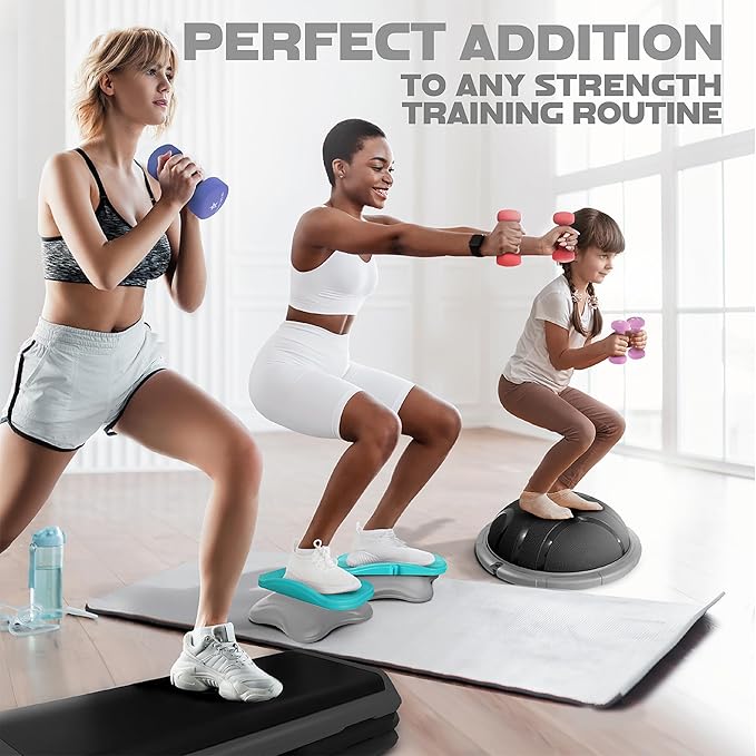 Yes4All Neoprene Coated Dumbbell Hand Weight Sets of 2 - Multiple Weight Options with 15 Colors