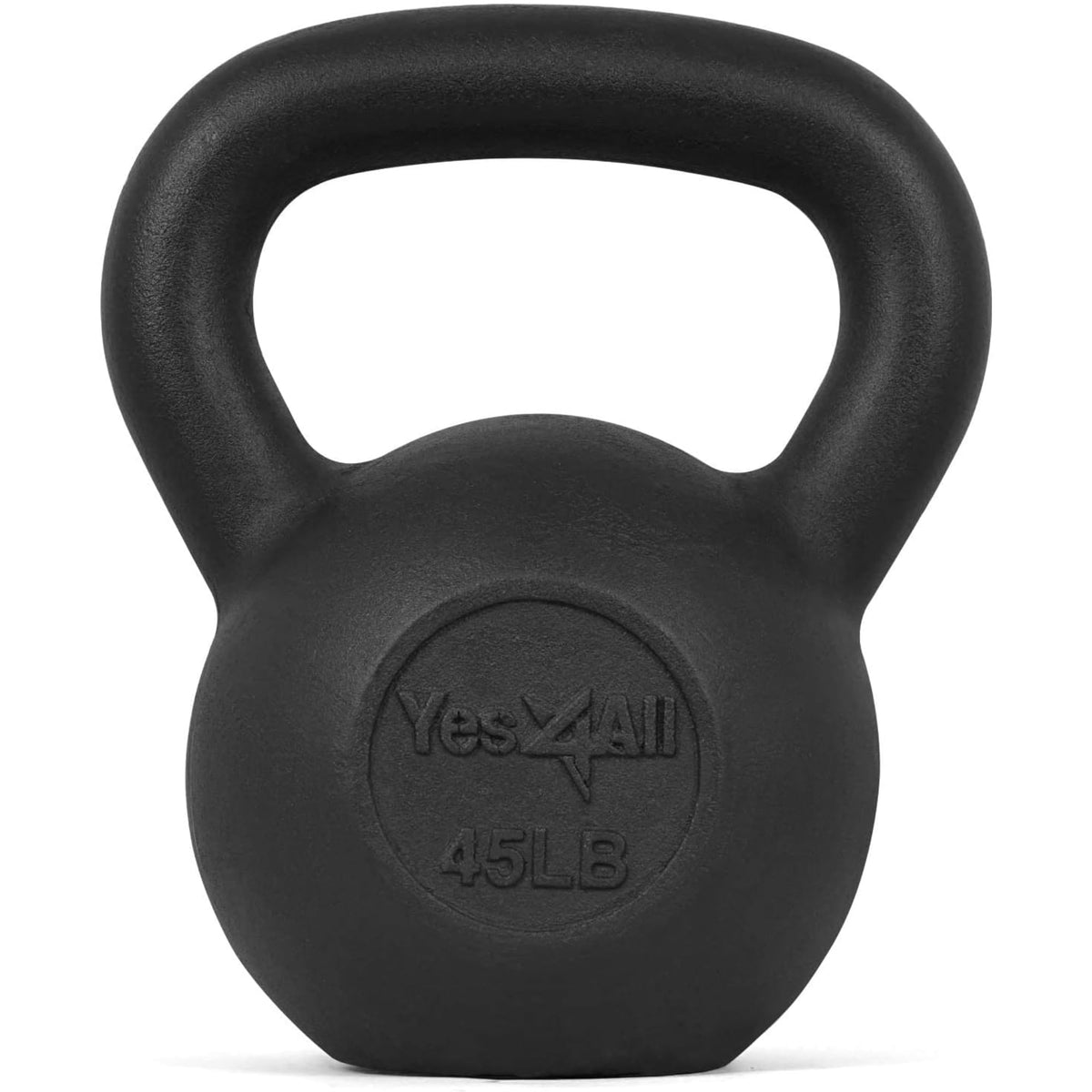 Yes4All Solid Cast Iron Kettlebell Weights Set – Great for Full Body Workout and Strength Training