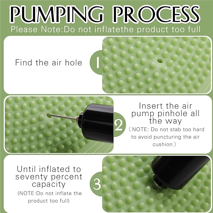 Libima 4 Pcs Wiggle Seat Inflated Wobble Cushion for Sensory Kid 13 Inches Balance Disc Flexible