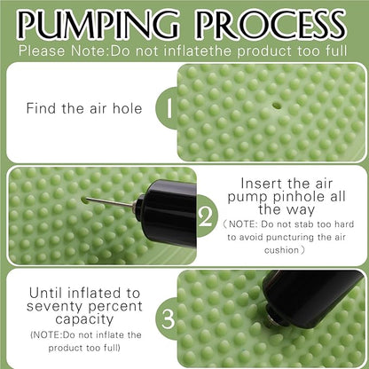 Libima 4 Pcs Wiggle Seat Inflated Wobble Cushion for Sensory Kid 13 Inches Balance Disc Flexible