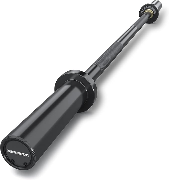 4ft Olympic Barbell 20KG Bar Load 500lbs Capacity Available Men's Barbell with Hard Chrome Sleeves
