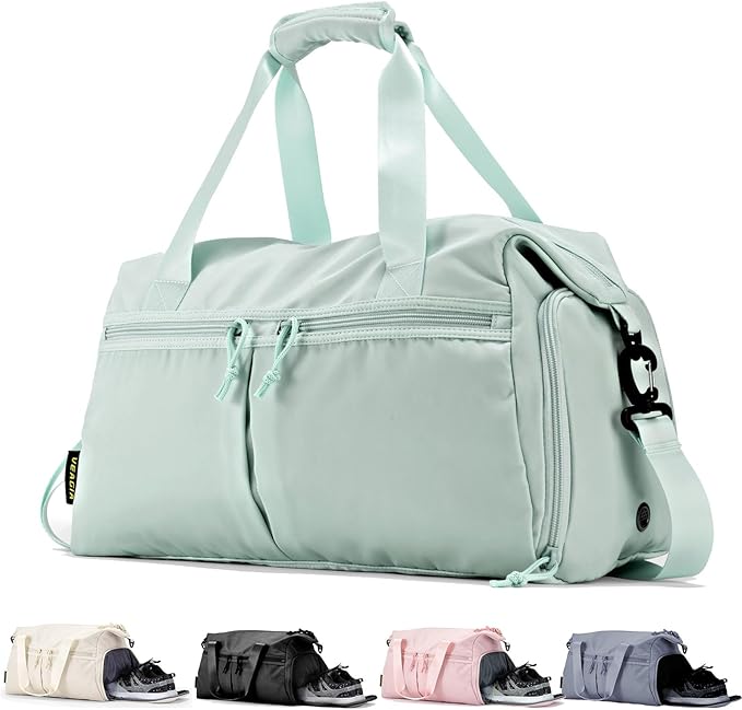 Weekender Duffel Bag with Shoe Compartment And Wet Pocket-Luggage Everyday Overnight Bag for Men