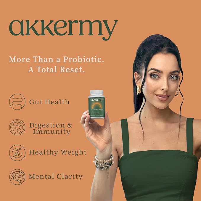 Akkermansia Probiotic for Appetite & Craving Control | Increases GLP-1 & Boosts Healthy Weight | 60