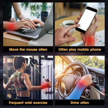 Wrist Trainer Ball Auto-Start Gyroscopic Forearm Exerciser Gyro Ball for Strengthen Arms, Fingers