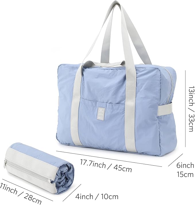 VanFn Foldable Travel Duffel Bag, Sports Duffels Gym Bag, Rainproof Nylon Totes, Sports Shoulder
