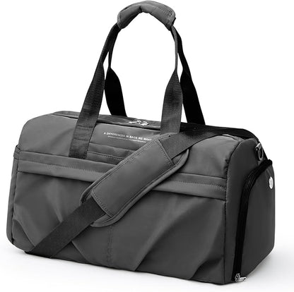Gym Bag for Women Men with Shoe Compartment, Sport Duffel Bag, Waterproof Travel Weekender