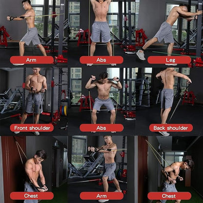 WHATAFIT Resistance Bands, Exercise Bands，Resistance Bands for Working Out, Work Out Bands with