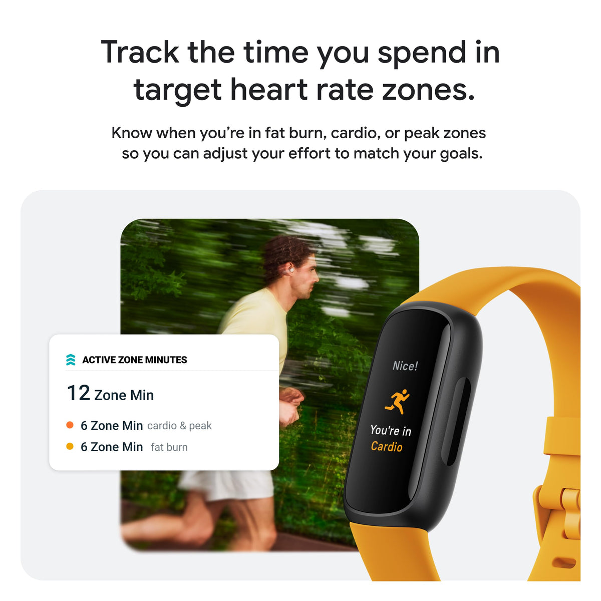 Google Fitbit Inspire 3 - Midnight Zen/Black - Small and Large Bands