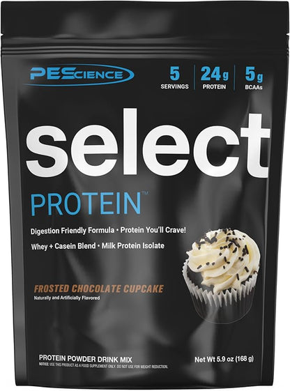 PEScience Select Protein Powder, Whey and Casein Blend, Clean Protein Powder for Women and Men, Low