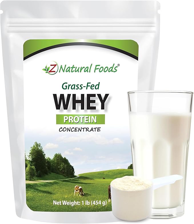 Z Natural Foods Grass-Fed Whey Protein Concentrate - Clean Whey Protein Powder from New Zealand