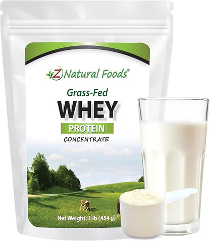 Z Natural Foods Grass-Fed Whey Protein Concentrate - Clean Whey Protein Powder from New Zealand