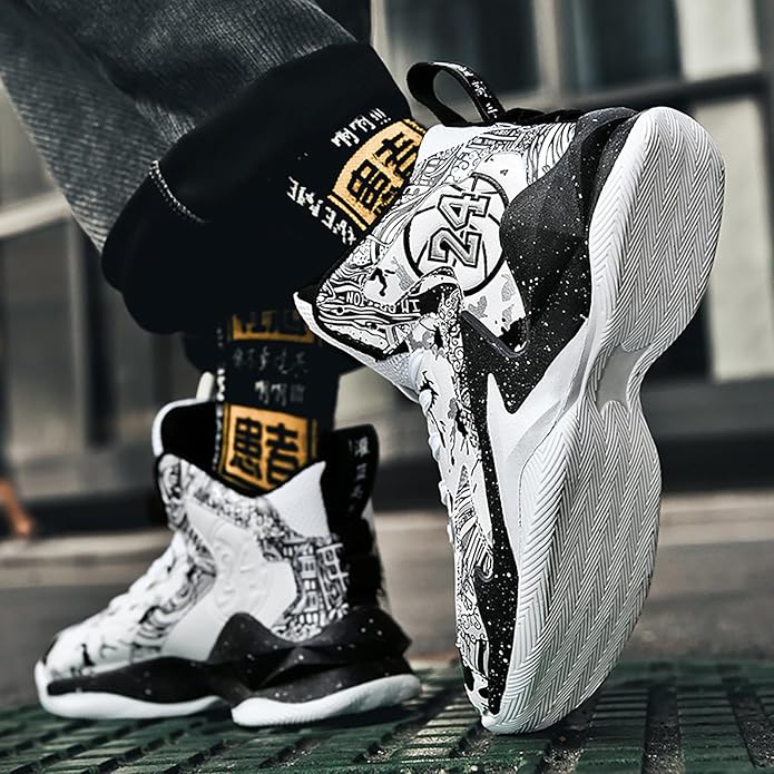 Boys Basketball Shoes Breathable Indoor Athletic Shoes Youth Outdoor Fashion Sneakers Comfortable