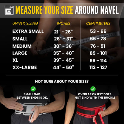 Element 26 Self-Locking Weight Lifting Belt (L, Black)