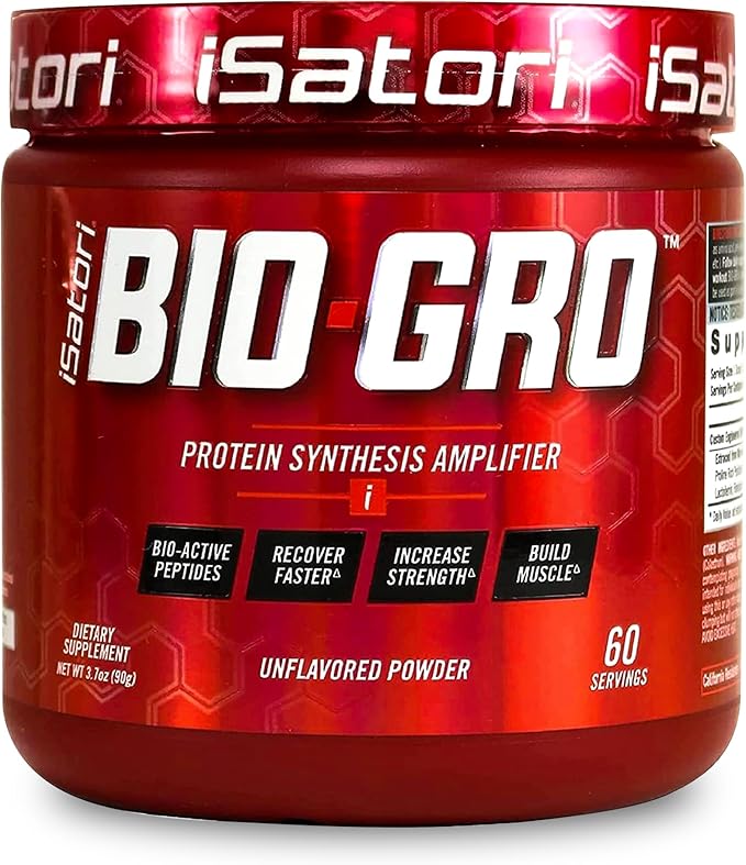 iSatori BIO-GRO Protein Synthesis Amplifier, for Muscle Recovery & Growth, Enhanced Stimulant Free