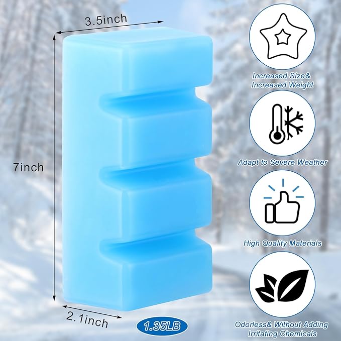2.8LB Snowboard and Ski Wax, 2Pcs Universal Snow Block Wax Ski and Snowboard Racing Wax for