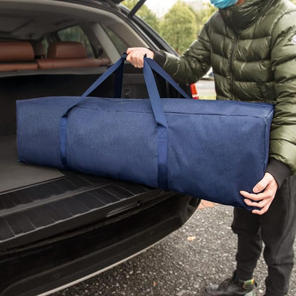 TOPDesign 46 Inch Extra Large Zippered Duffel Bag for Travel Camping Sports Equipment Storage