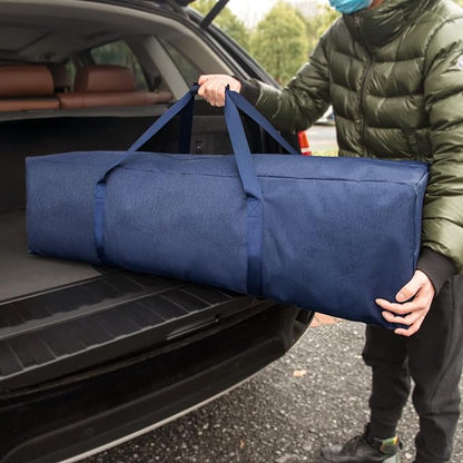 TOPDesign 46 Inch Extra Large Zippered Duffel Bag for Travel Camping Sports Equipment Storage