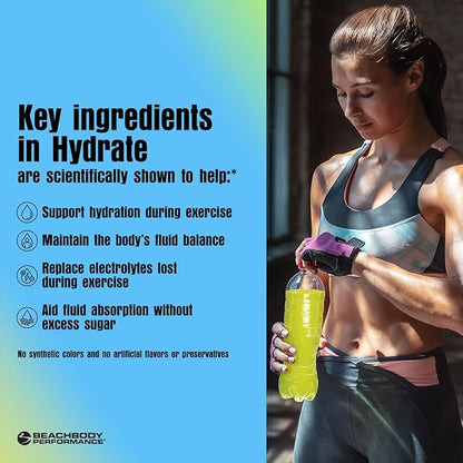 BODi Hydrate Performance Hydration Supplement, Quercetin Enriched Electrolyte Powder, 4 Key
