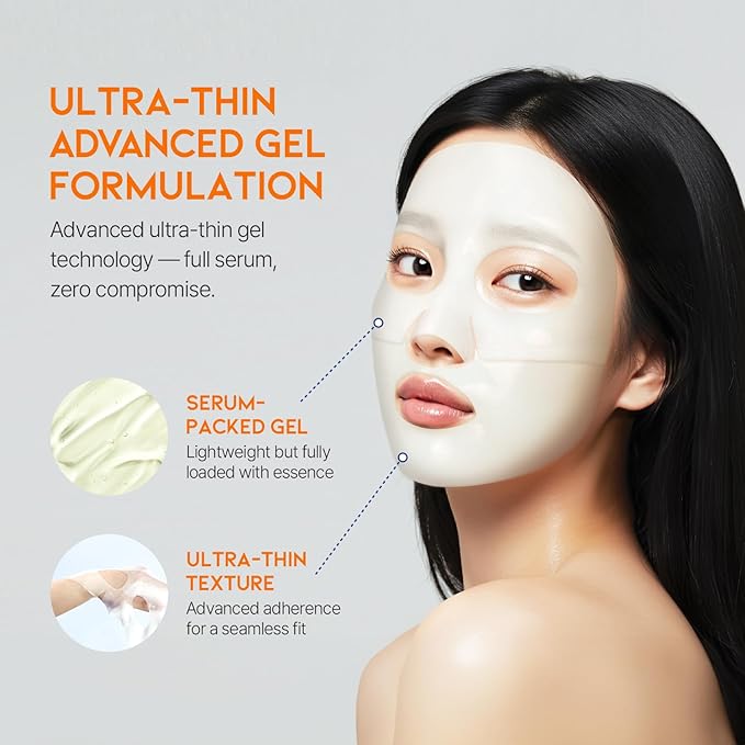 #OOTD Vitamin C Collagen Glutathione Hydrating & Firming Hydrogel Sheet Mask - Radiant Glow Gel