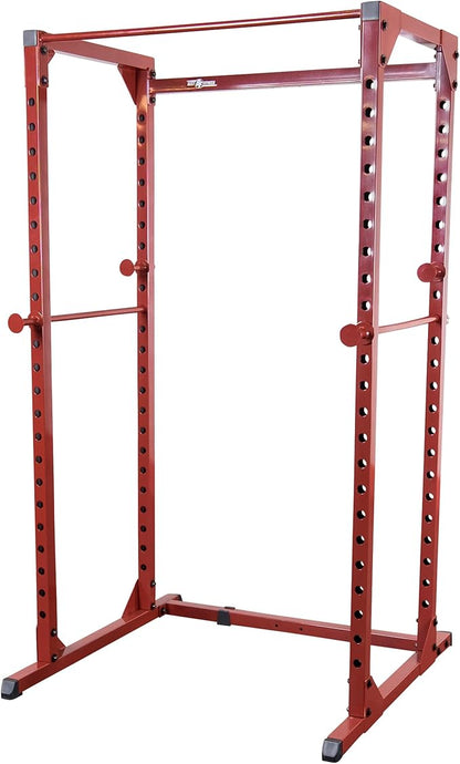 Best Fitness Power Rack - 14-Gauge Steel Home Gym with 500lb Capacity, Chin Bar, 23 Adjustable