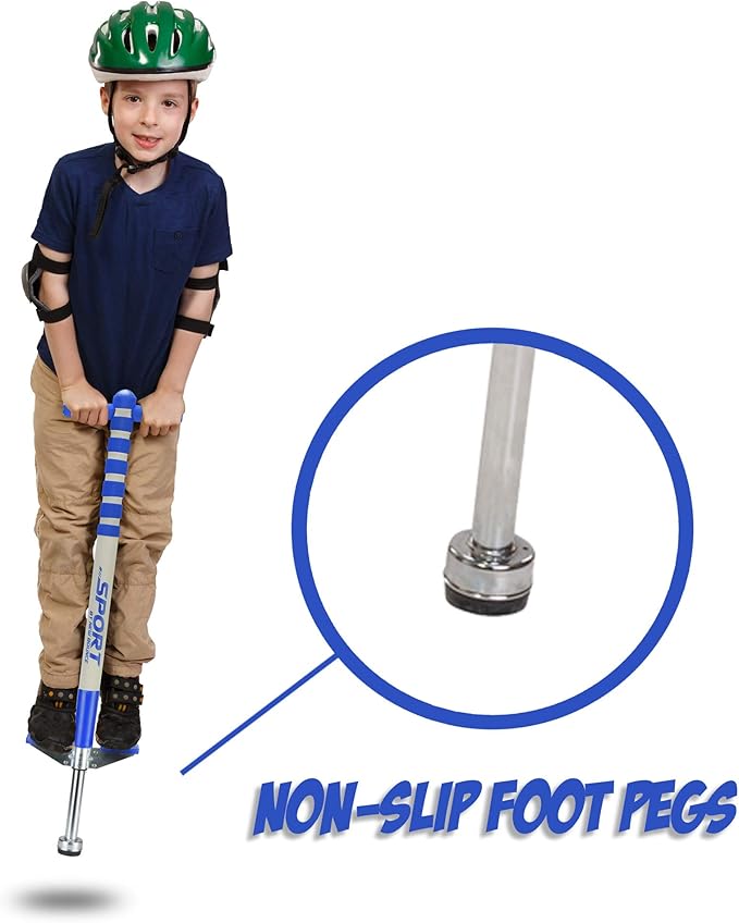 New Bounce Pogo Stick for Kids - Pogo Sticks, 40 to 80 Lbs - Sport Edition, Quality, Easy Grip