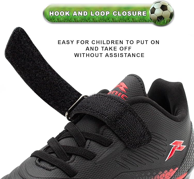 RUNIC Kids Soccer Cleats for Boys and Girls - Small and Big Kid Athletic Outdoor Football Shoes