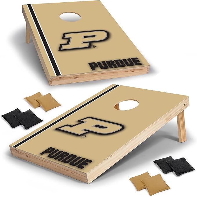 2' x 3' Solid Wood Cornhole Set with Direct Print HD Team Graphics – Great Gift for Any NCAA Fan!