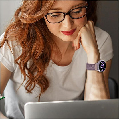 FINTIE Magnetic Braided Band Compatible with Garmin Vivoactive 5/6/Vivoactive 3, Garmin Venu/Venu