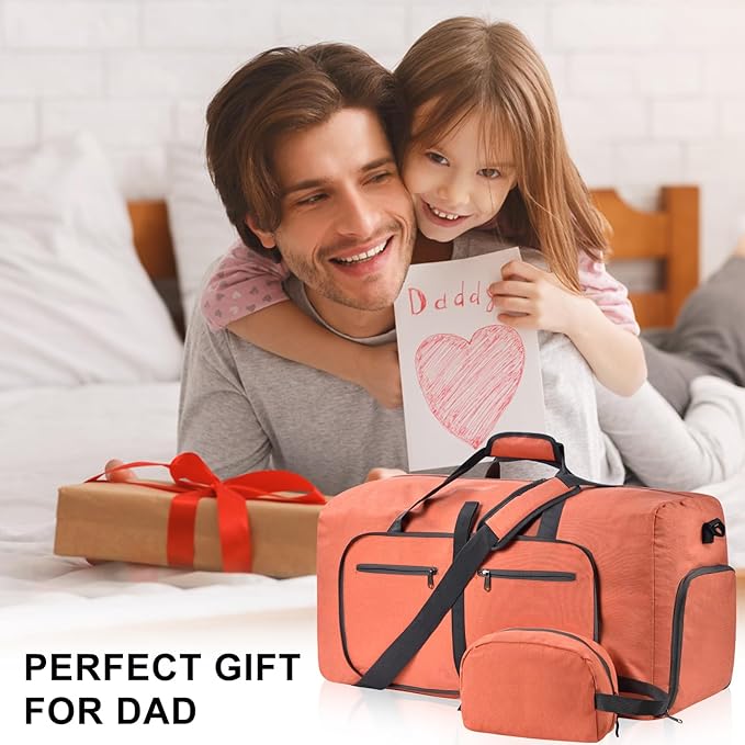 Felipe Varela Duffle Bag with Shoes Compartment and Adjustable Strap,Foldable Travel Duffel Bags