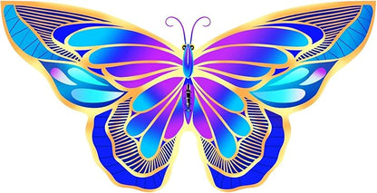 Xida Butterfly Kite for Kids & Adults, Easy to Fly, Ages 4-8, Large Kite with 300ft Handle, Perfect