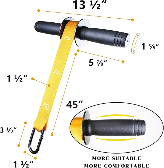 VAIIO Forearm Strengthener and Wrist Roller with Quick Locking Mechanism - Durable PVC Anti-Slip
