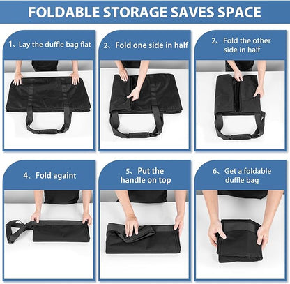 100L Large Travel Duffle Bag, Gear Bag for Men and Women, Storage Bag Ideal for Overnight Camping