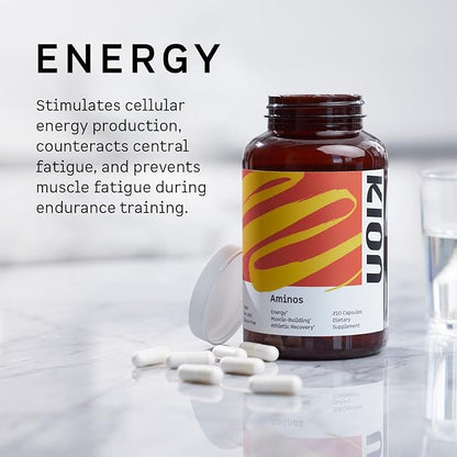 Kion Aminos Essential Amino Acids Capsules | The Building Blocks for Muscle Recovery, Reduced
