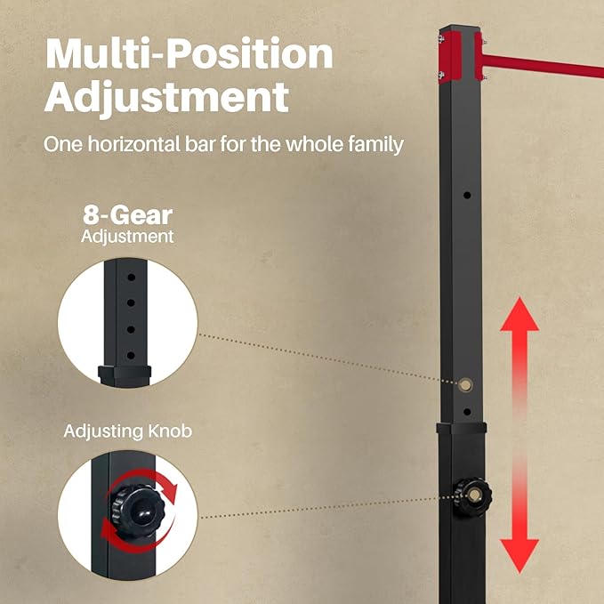 Pull Up Station, Bongkim Power Tower Portable Pullup Bar Station, Pull Up Bar for Home Gym, Pull Up